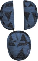 Dooky gordelbeschermers universeel Blue Tribal