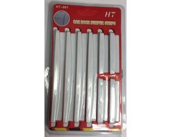 Stootstrips voor auto - Autodeur beschermers - Bescherm uw en andermans auto bij het uitstappen - Wit