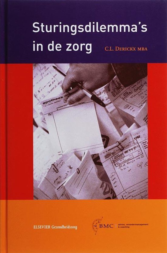 Cover van het boek 'Sturingsdilemma's in de zorg / druk 1' van C.L. Derickx