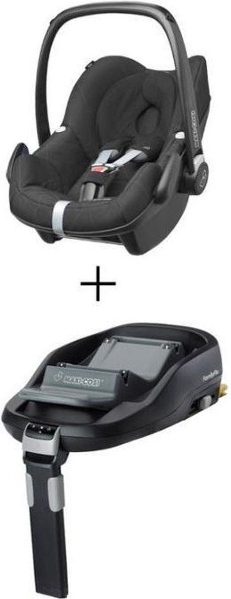 SUPER DEAL! MAXI-COSI PEBBLE BLACK DIAMOND + MAXI-COSI FAMILYFIX | bol.com