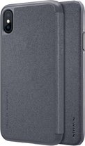 Nillkin Sparkle Series Leather Case iPhone X - Zwart