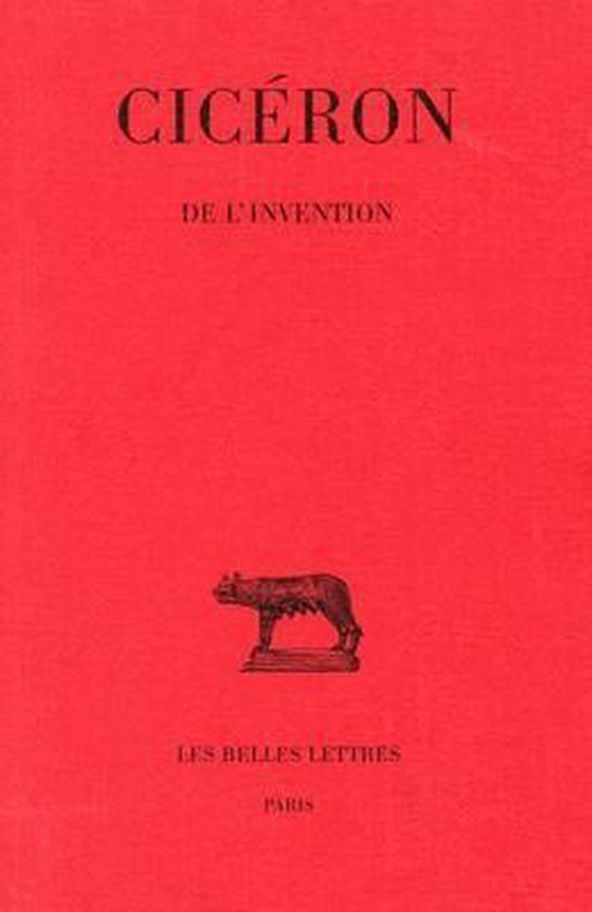 Ciceron, de L' Invention - cover