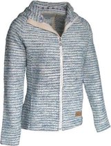 Full zip twisted slub mac light denim
