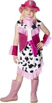 Toppers Roze Cowgirl kostuum 140-152 (9-12 jaar)