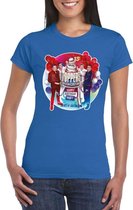 Blauw Toppers in concert 2019 officieel t-shirt dames - Officiele Toppers in concert merchandise XL