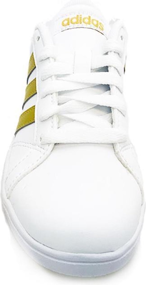 Draad Posters Snelkoppelingen Witte adidas Sneakers Gouden Strepen Baseline K - Maat 36 2/3 | bol.com