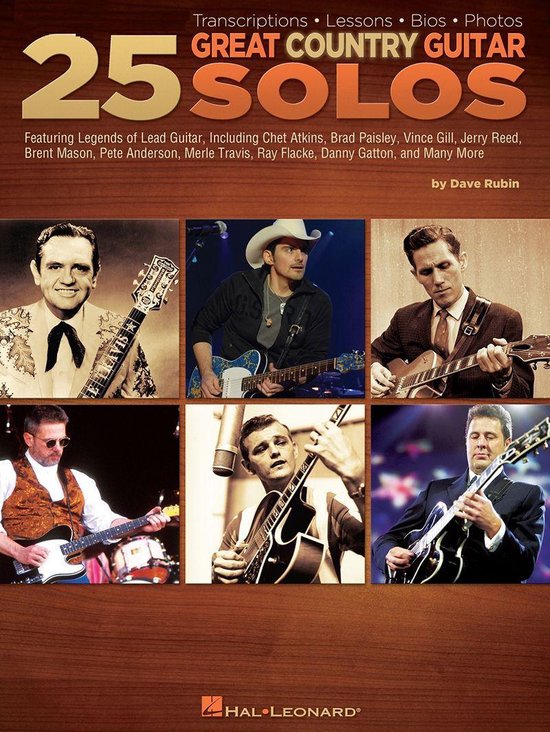 25 Great Country Guitar Solos (Music Instruction) - cover