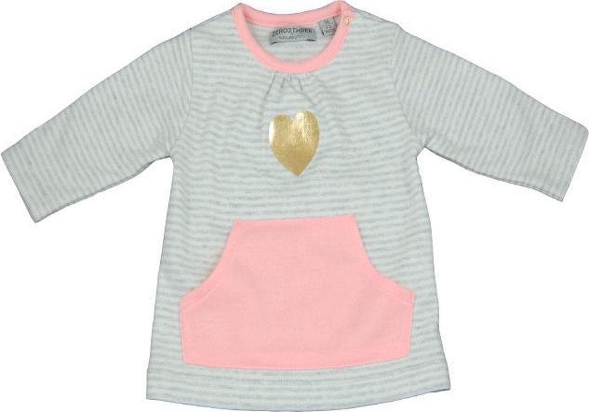 Zero2Three jurkje - meisjes - roze - maat 50