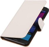 Bookstyle Wallet Case Hoesjes voor Galaxy Grand Max Wit