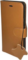 IPhone X Premium Leather wallet case (Bruin)