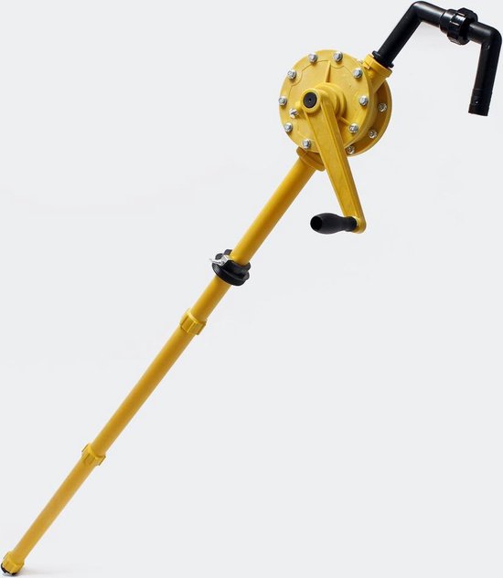 EBTOOLS Manual Oil Pump, Hand Crank Liquid Trap Pump, Rotary Oil Drum Pump, Hand Pump, Aluminum Alloy Diesel Pump, 29 L/Min, Manual Drum Pump