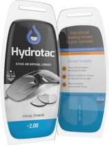Hydrotac Press-on Bifocal leeslenzen sterkte +2.00 - Plaklens