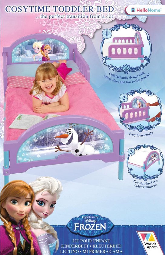 Disney Frozen - Bed - Paars | bol.com