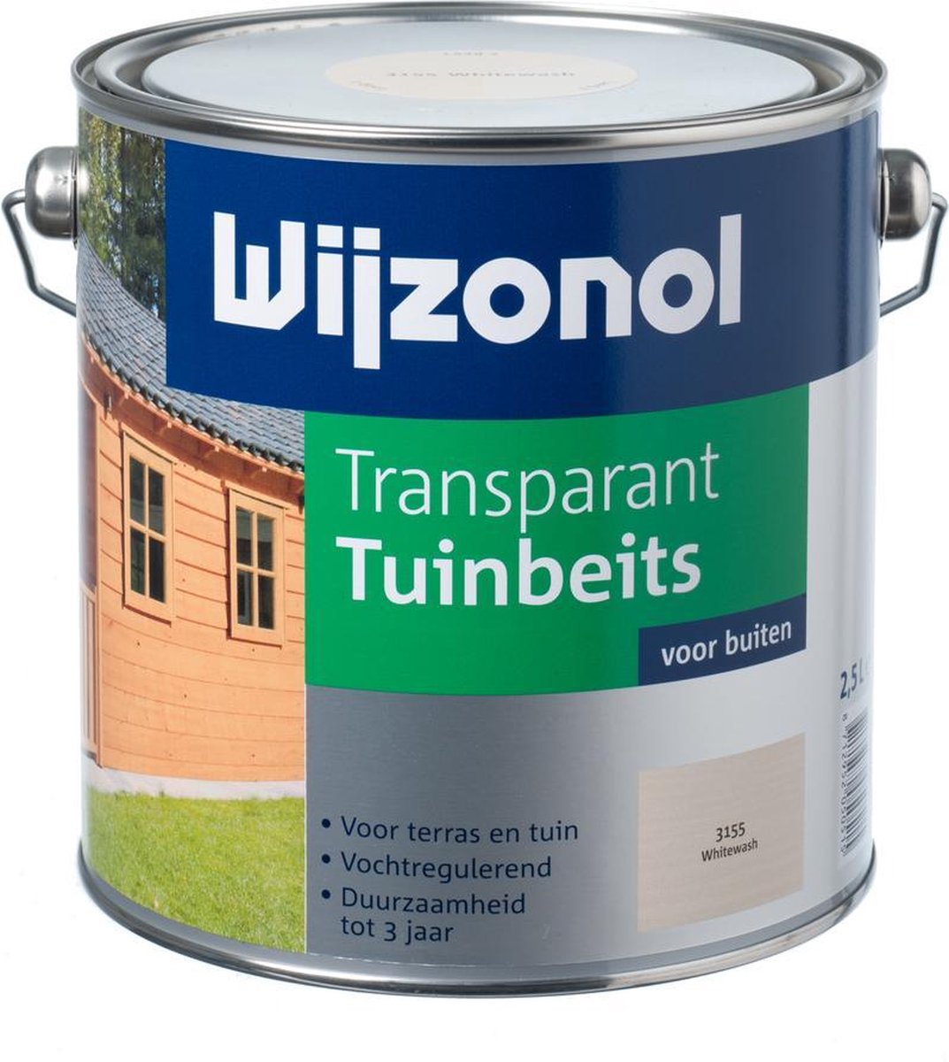 Wijzonol Transparant Tuinbeits - 2,25 liter - Ebben