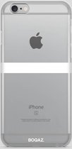 BOQAZ. iPhone 6 hoesje - enkele streep wit