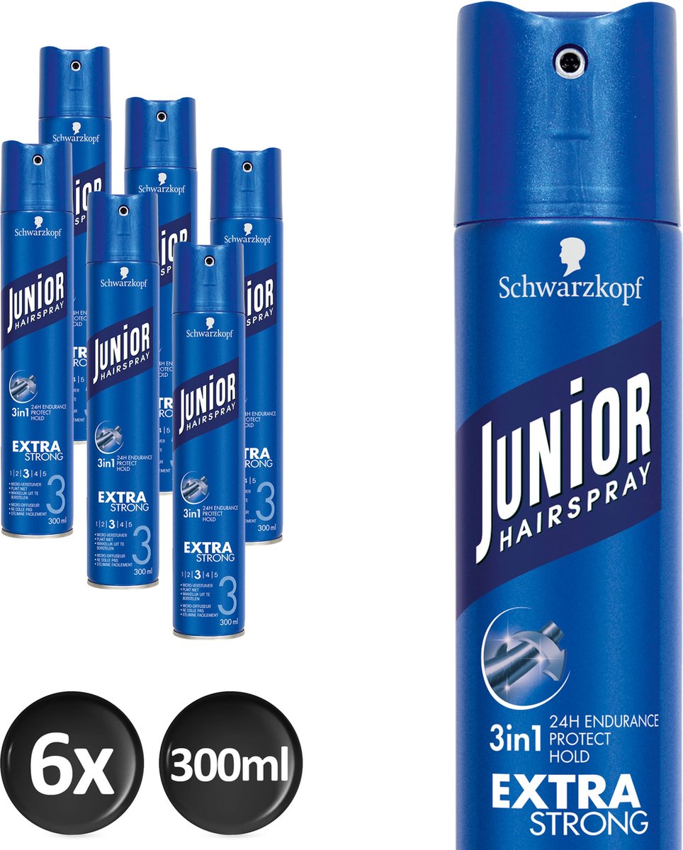 Junior Hairspray Extra Strong 6x
