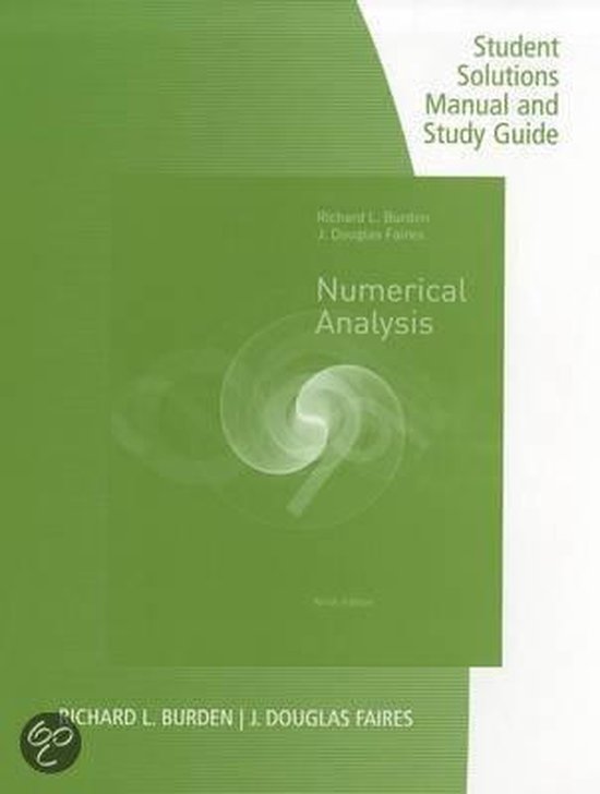 Numerical Analysis 9780538735636 Richard L Burden Boeken