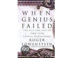 Omslag van When Genius Failed