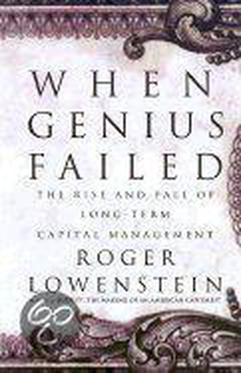 Omslag van When Genius Failed