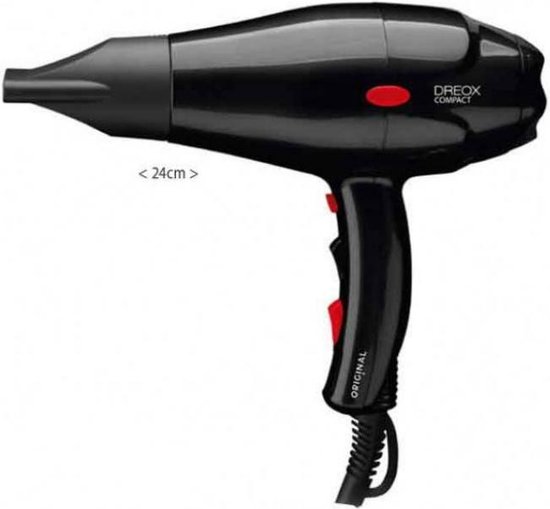 Dreox Professional Compact Hairdryer Zwart - Dreox - €27,08
