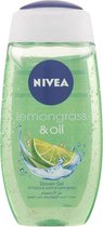 PROMO 3 stuks Nivea LEMONGRASS & OIL - shower gel - 250 ml