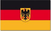 Vlag Duitsland 90 x 150 cm feestartikelen -Duitsland landen thema supporter/fan decoratie artikelen
