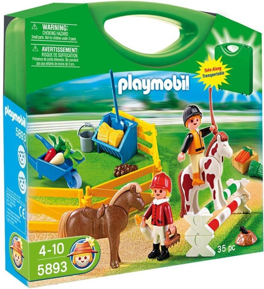 Playmobil 5893 Carrying Case Pony Farm | bol.com