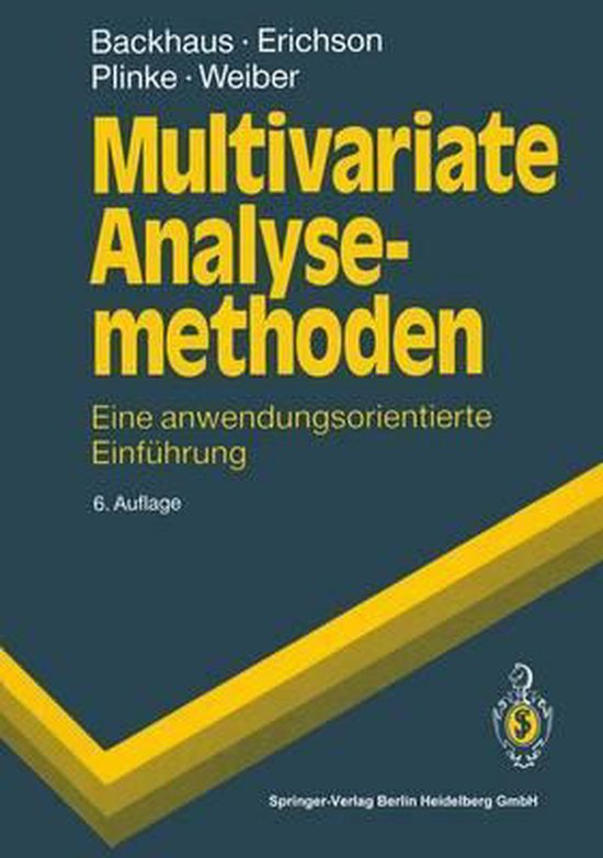 Multivariate Analysemethoden - cover