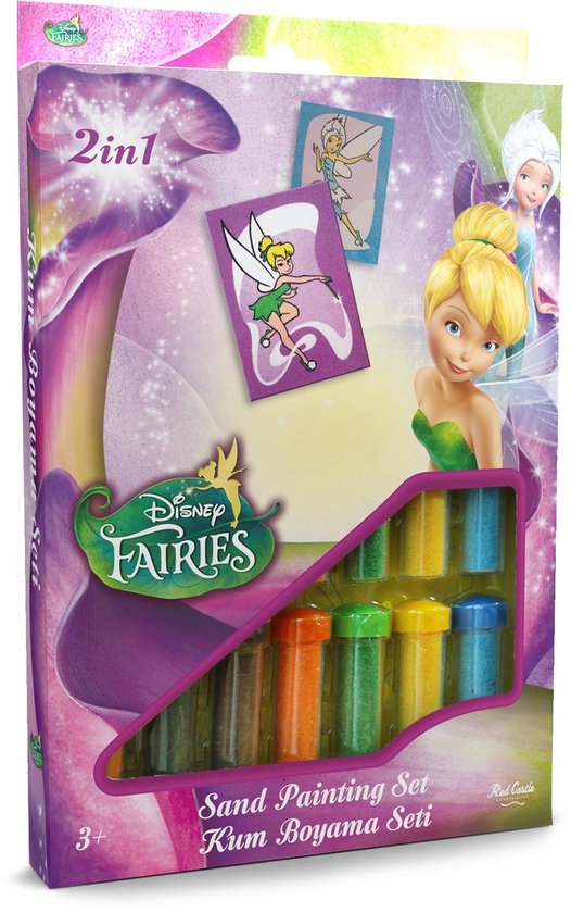 Disney Fairies Tinker Bell & Periwinkle ǀ 2in1 Sand Painting Art Set