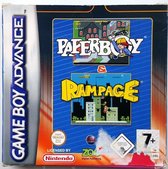 2 Games In 1: Rampage + Paperboy (GBA)
