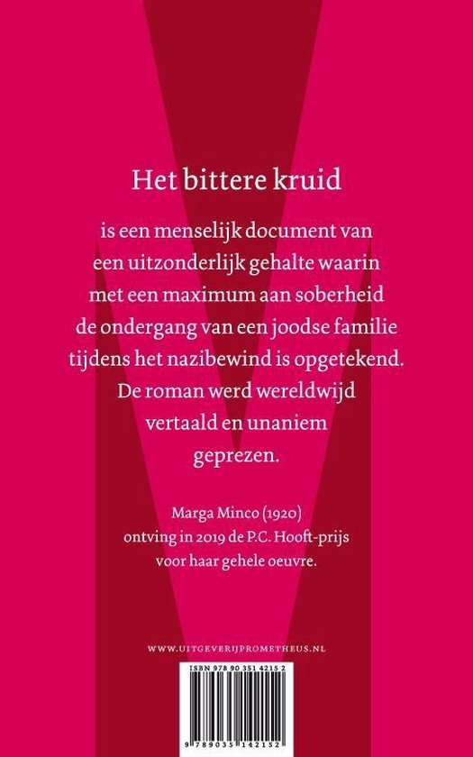 Het bittere kruid, Marga Minco 9789035142152