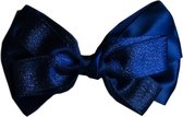 Jessidress Haarclip met dubbele haarstrik - Donker Blauw