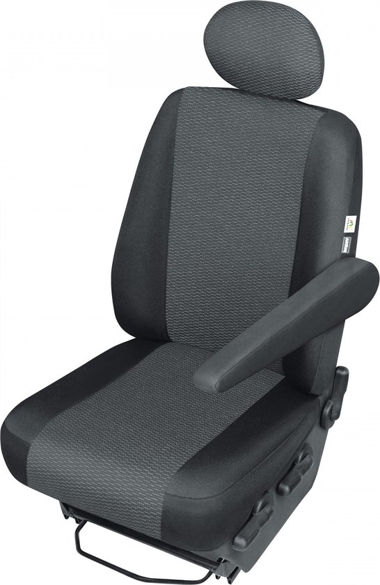Pasvorm Auto stoelhoes voor bijrijdersstoel bedrijfswagens zoals Fiat  Ducato / VW /... | bol.com