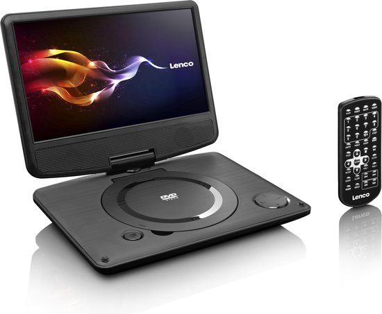 Lenco DVP-928 - Portable DVD-speler met batterij - 9 inch - Zwart | bol.com