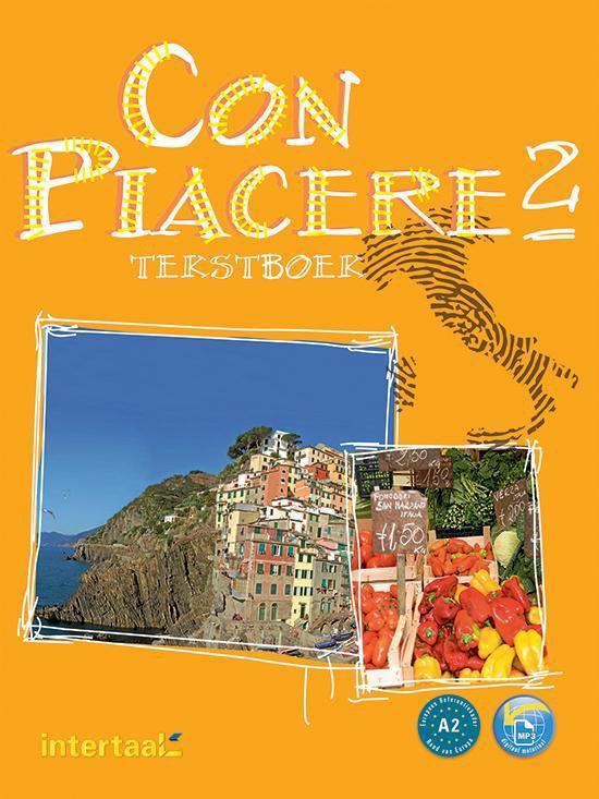 Con piacere 2 tekstboek + online-mp3's - cover