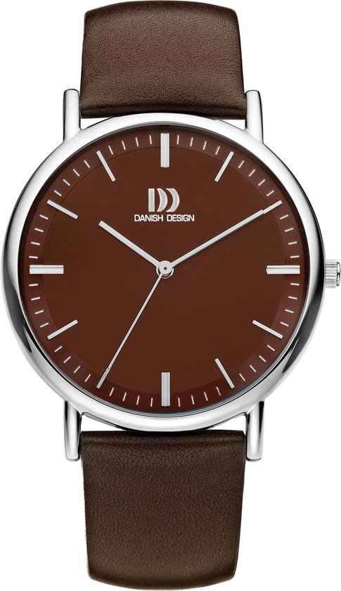 Danish Design IQ29Q1156 horloge heren - bruin - edelstaal