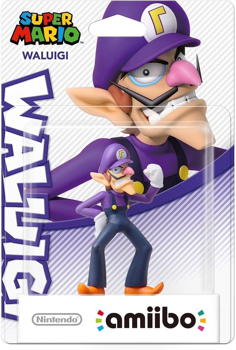 Nintendo Amiibo figuur Waluigi