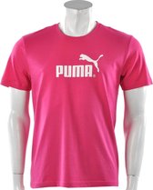 Puma - Large No. 1 Logo Tee - Zomer T-Shirts - M - Roze
