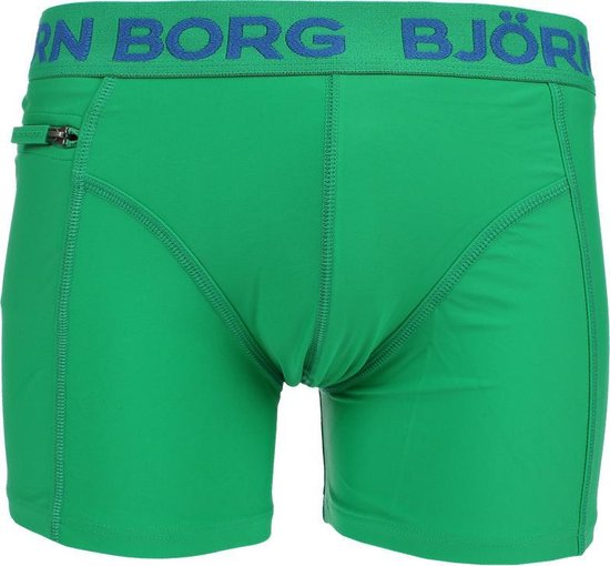 Somatische cel eigendom entiteit Bjorn Borg Swimwear - Strakke Zwembroek Groen - M | bol.com