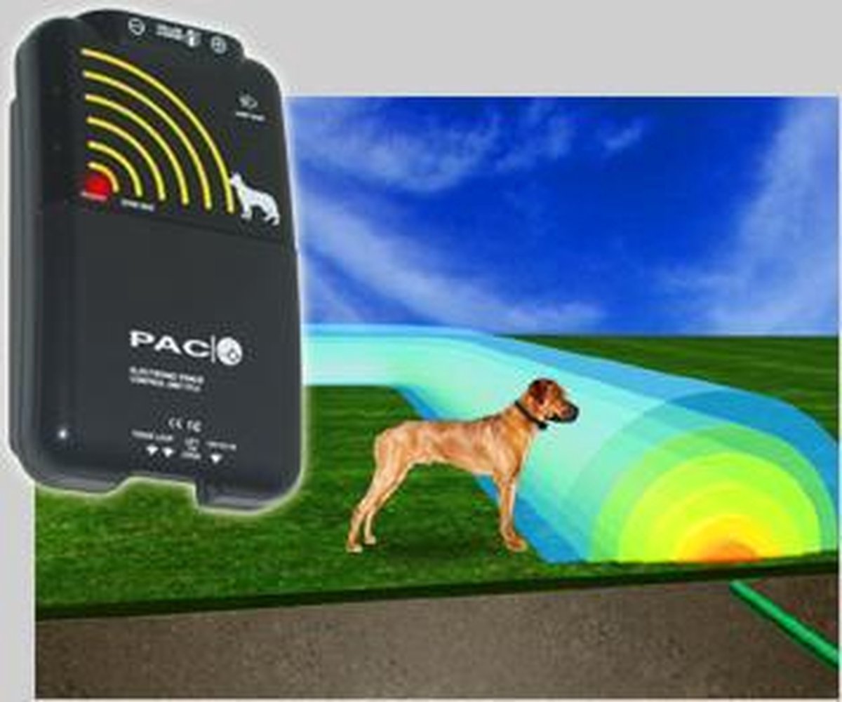 Onzichtbare elektrische afrastering voor middel groot en grote honden |  bol.com