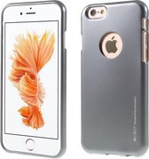 Mercury Metallic TPU Hoesje iPhone 6 / 6s - Grijs