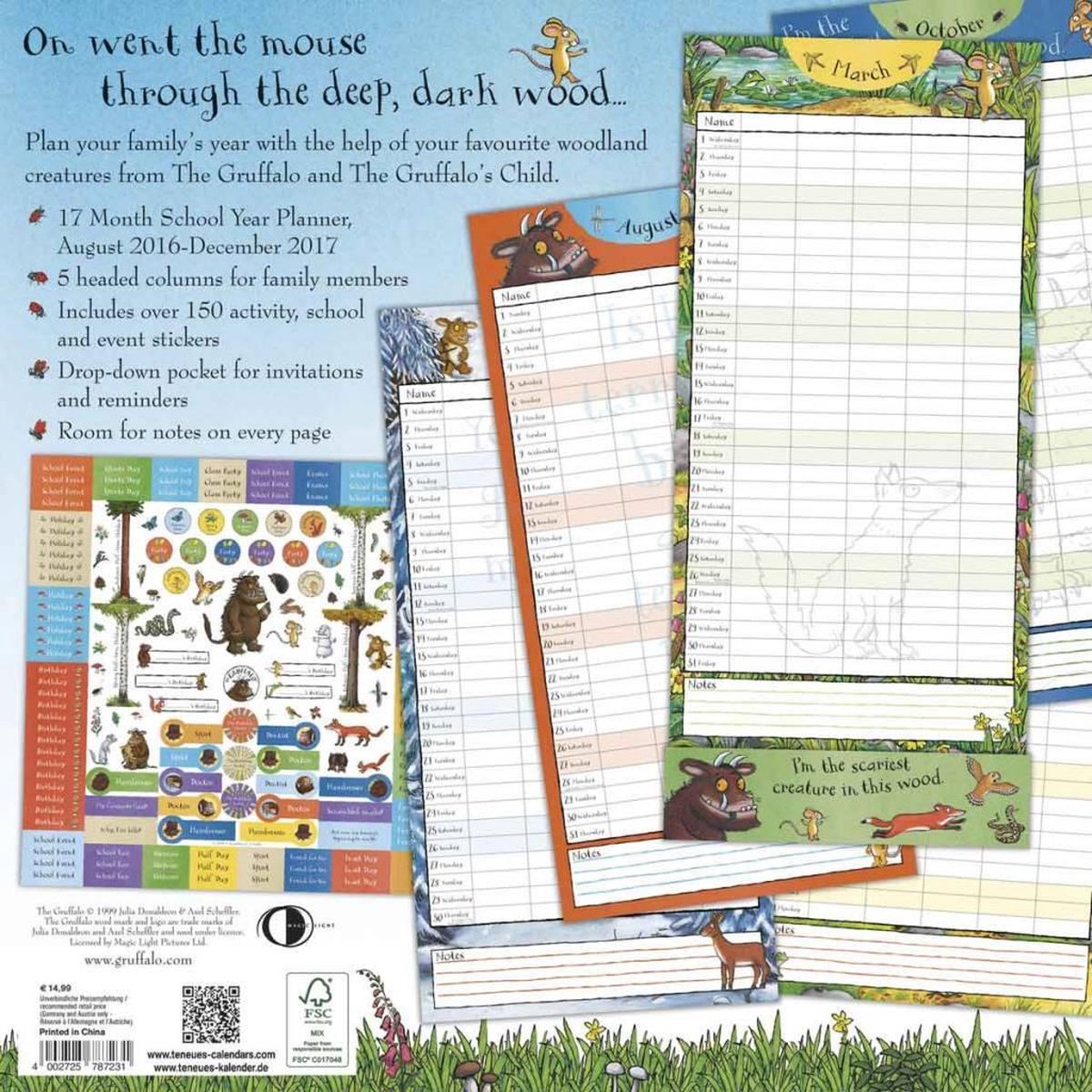Gruffalo Planner W bol