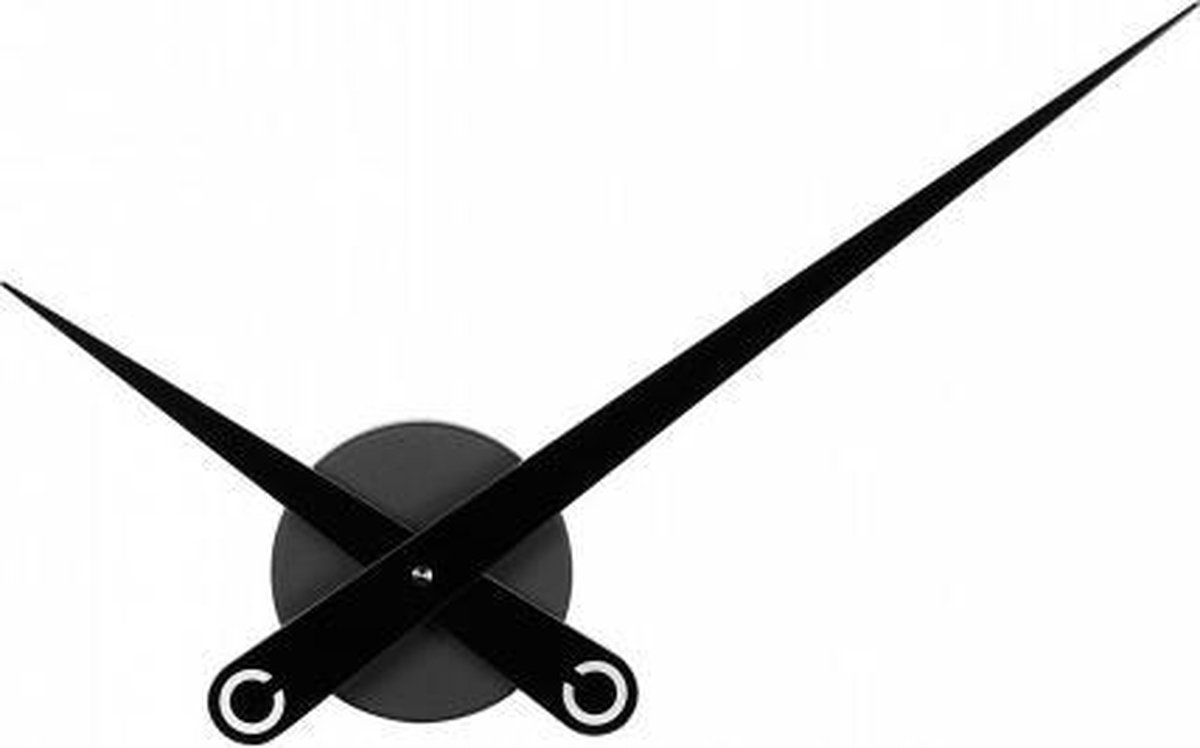 Wandklok BLACK POINTER MODERN DESIGN