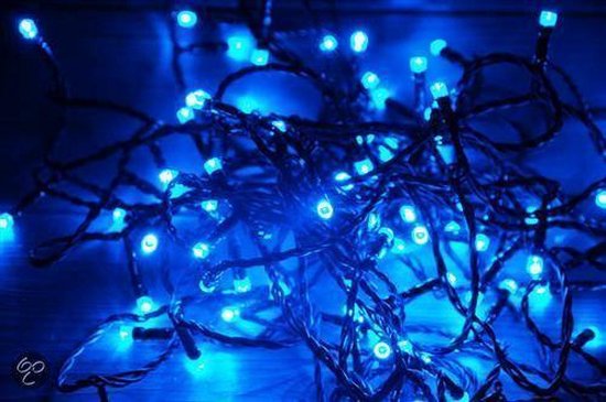Kerstverlichting 18 meter - Blauw - Voor binnen en buiten - 240 LED bol.com