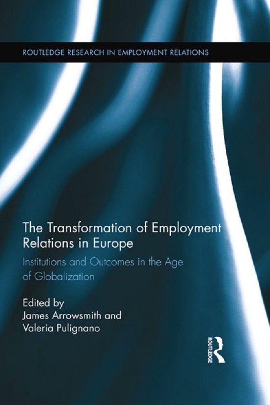 The Transformation of Employment Relations - cover