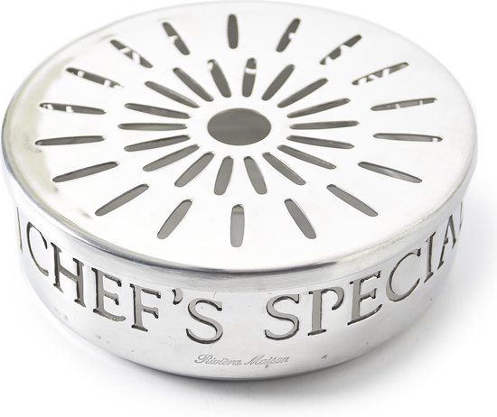Rivièra Maison Chef's Special Rechaudt - Onderzetter Zilverkleurig | bol.com