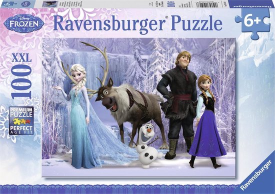 zadel roze lucht Ravensburger puzzel Disney Frozen: In het rijk de Sneeuwkoningin - Legpuzzel  - 100 stukjes | bol.com