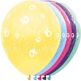 Ballonnen 10 jaar - feestballon -  5 stuks