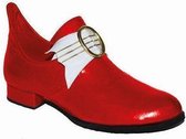 Rode middeleeuwse heren schoenen 42-43
