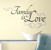 RoomMates Muursticker Family is Love - Multi